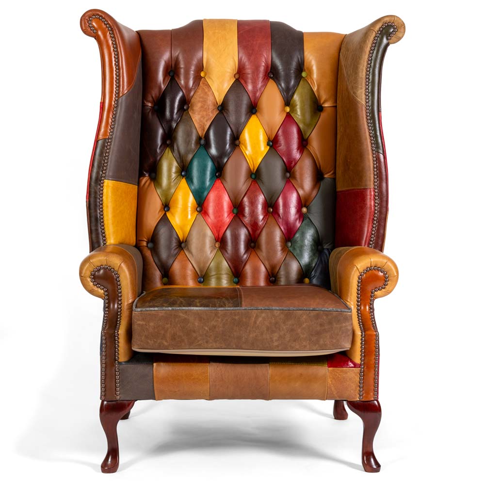 harlequin XXL highback chesterfield chair